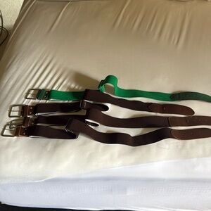 Baseball pants belts